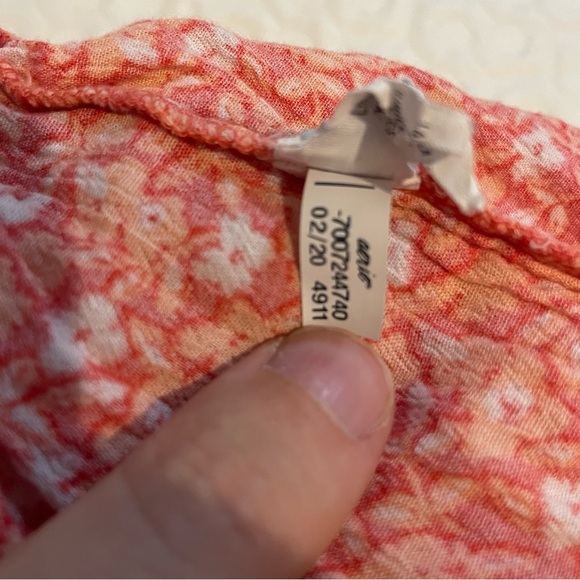 Aerie Flowy Smocked Floral Women's Shorts XS Cotton Blend Spring Summer Airy - Picture 8 of 10